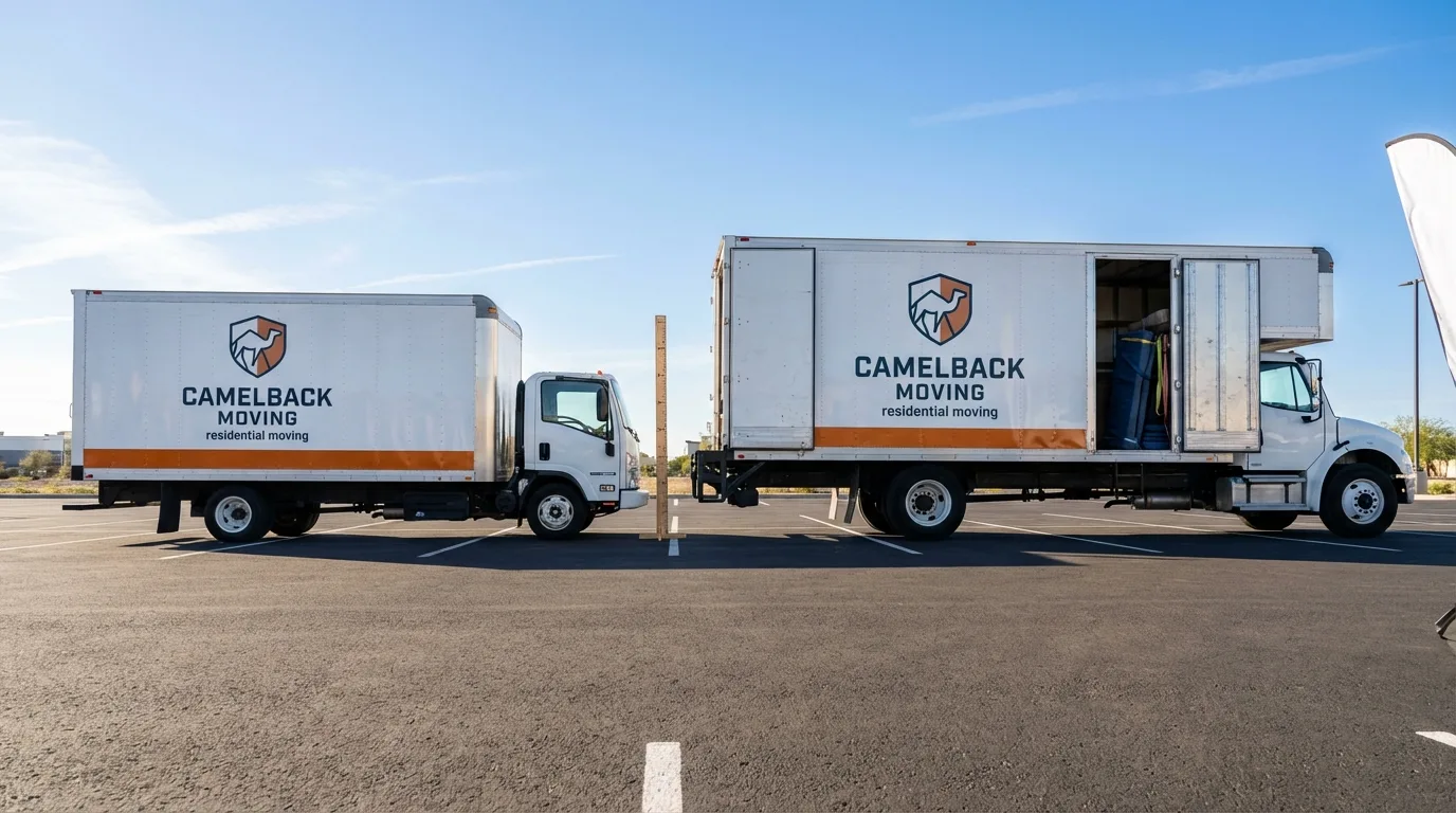 Moving truck size capacity guide in Bessemer City